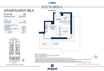 Mieszkanie w inwestycji: Sol Marina B