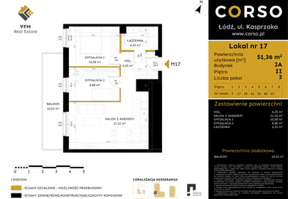 Mieszkanie w inwestycji: Corso etap 2