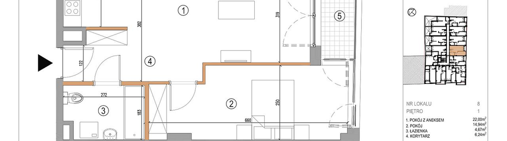 Mieszkanie w inwestycji: 5th Avenue Apartments
