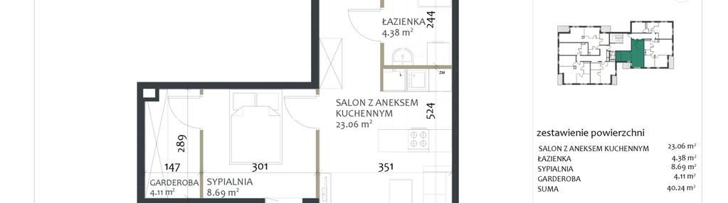 Mieszkanie w inwestycji: Sosnovia