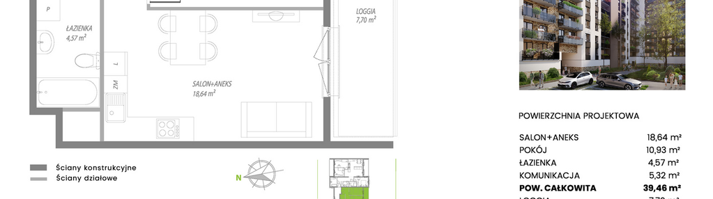 Mieszkanie w inwestycji: Piekarska Park