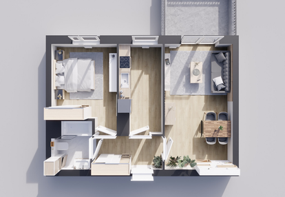 Mieszkanie w inwestycji: Odrzańskie Bulvary