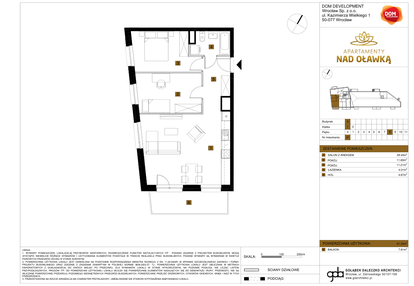 Mieszkanie w inwestycji: Apartamenty nad Oławką