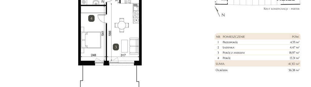 Mieszkanie w inwestycji: Dębowa 45