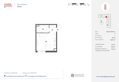 Mieszkanie w inwestycji: Mieszkaj w Mieście - Załęska od Nowa