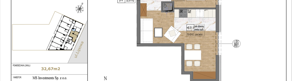 Mieszkanie w inwestycji: Lipowa 45