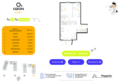 Mieszkanie w inwestycji: Osiedle Ozon etap VII