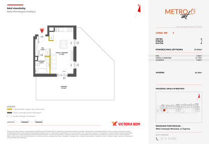 Mieszkanie w inwestycji: Metro Art 13