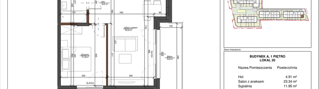 Mieszkanie w inwestycji: Aura Mokotów II