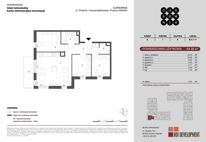 Mieszkanie w inwestycji: CUKROWNIA