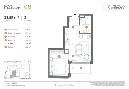 Mieszkanie w inwestycji: Witkiewicza Apartments