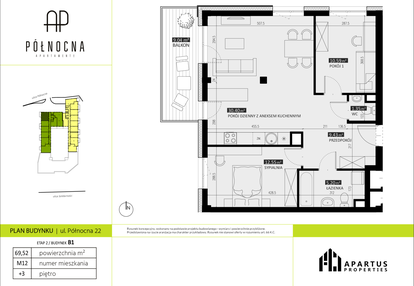 Mieszkanie w inwestycji: Apartamenty Północna etap II