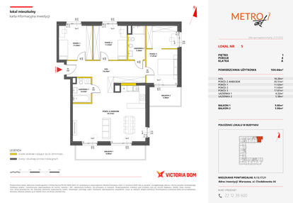 Mieszkanie w inwestycji: Metro Art 7