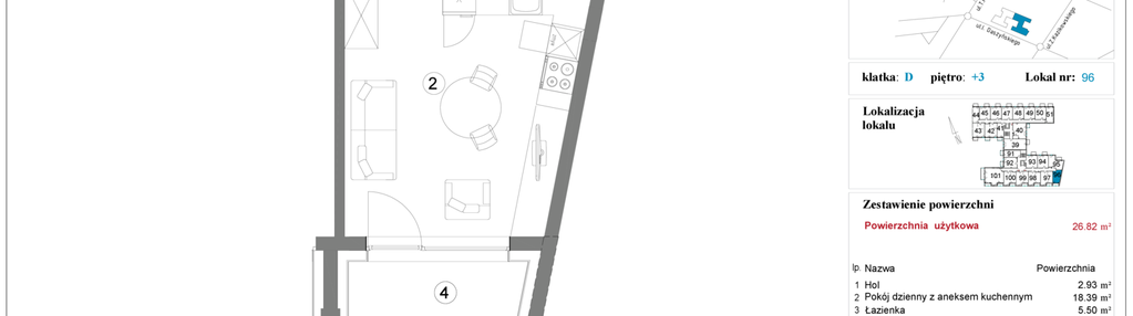 Mieszkanie w inwestycji: Daszyńskiego Square etap 2