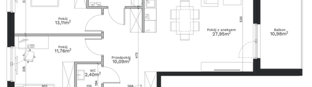Mieszkanie w inwestycji: Podedworze 13