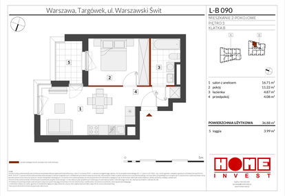 Mieszkanie w inwestycji: Warszawski Świt etap XII