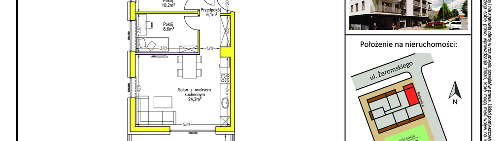 Mieszkanie w inwestycji: Żeromskiego Street 52