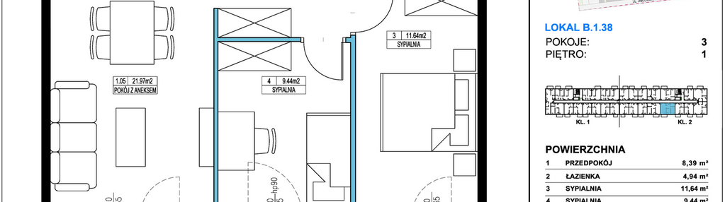 Mieszkanie w inwestycji: Jabłonova