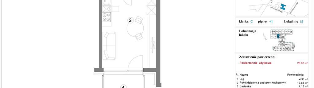 Mieszkanie w inwestycji: Daszyńskiego Square etap 2