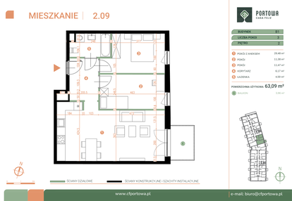 Mieszkanie w inwestycji: Casa Feliz Portowa II