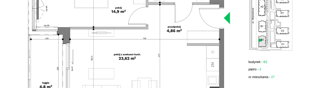 Mieszkanie w inwestycji: Forma Otwarta etap II