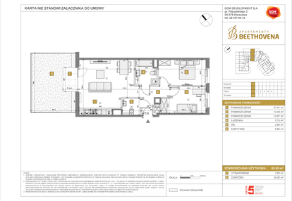 Mieszkanie w inwestycji: Apartamenty Beethovena etap 2 - apartamenty inwestycyjne