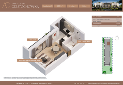 Mieszkanie w inwestycji: Apartamenty Częstochowska