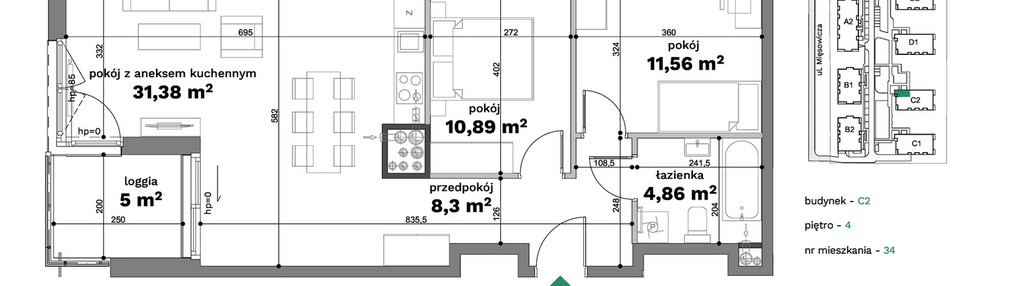 Mieszkanie w inwestycji: Forma Otwarta etap C