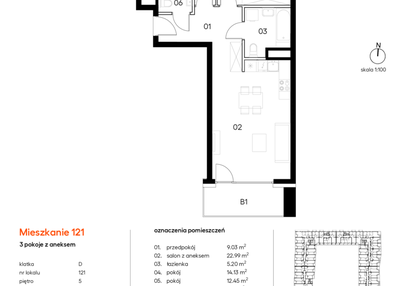 Mieszkanie w inwestycji: Miasto Polskich Mistrzów Olimpijskich