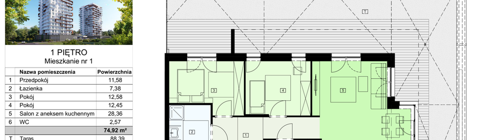 Mieszkanie w inwestycji: Dzielnica Parkowa VII