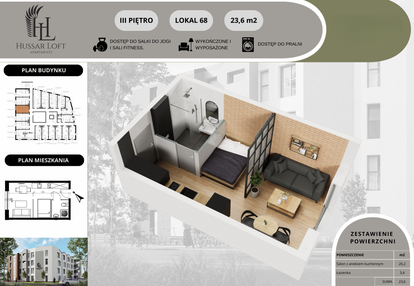 Mieszkanie w inwestycji: Hussar Loft - Apartamenty inwestycyjne