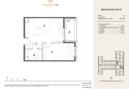Mieszkanie w inwestycji: Waterlane Vibe