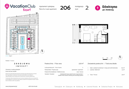 Mieszkanie w inwestycji: VacationClub Resort