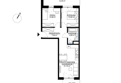 Mieszkanie w inwestycji: KWADRAT etap 2