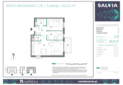 Mieszkanie w inwestycji: Osiedle Salvia