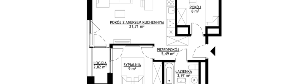 Mieszkanie w inwestycji: KrakoVska etap 2