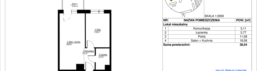 Mieszkanie w inwestycji: Jasielska 8C etap II