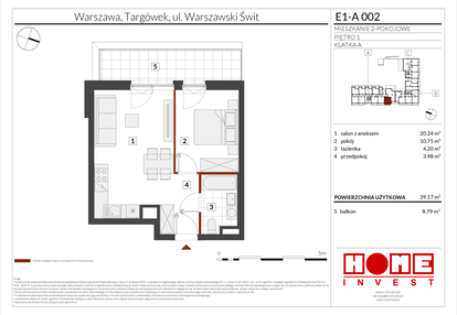 Mieszkanie w inwestycji: Warszawski Świt etap X