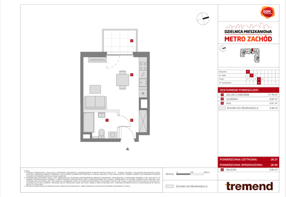Mieszkanie w inwestycji: Dzielnica Mieszkaniowa Metro Zachód - etap 8