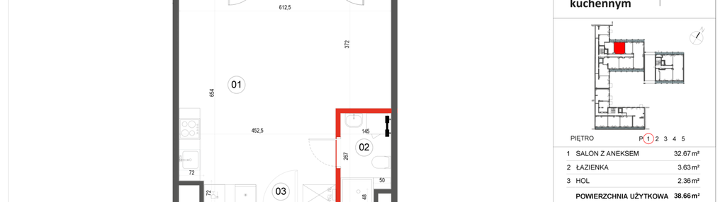 Mieszkanie w inwestycji: Stalowa Form 43.45
