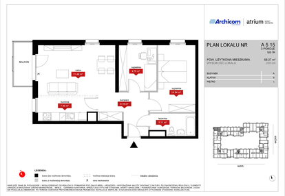 Mieszkanie w inwestycji: Atrium - Nowy Szczepin