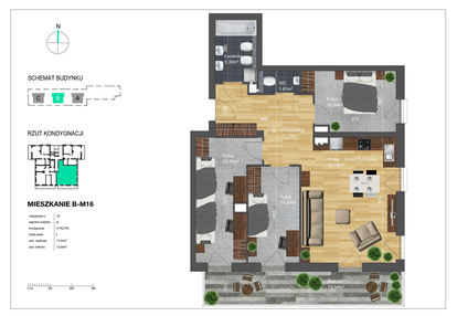 Mieszkanie w inwestycji: Bunscha Park 4.0