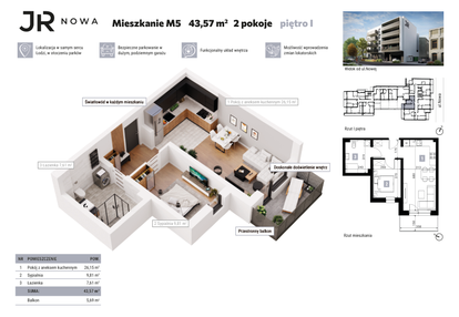 Mieszkanie w inwestycji: JR Nowa