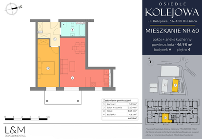 Mieszkanie w inwestycji: Osiedle Kolejowa