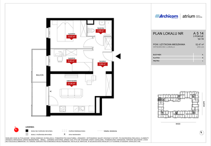 Mieszkanie w inwestycji: Atrium - Nowy Szczepin