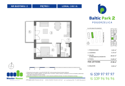 Mieszkanie w inwestycji: Baltic Park 2 Pogorzelica bud. 1 i 2