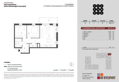 Mieszkanie w inwestycji: CUKROWNIA