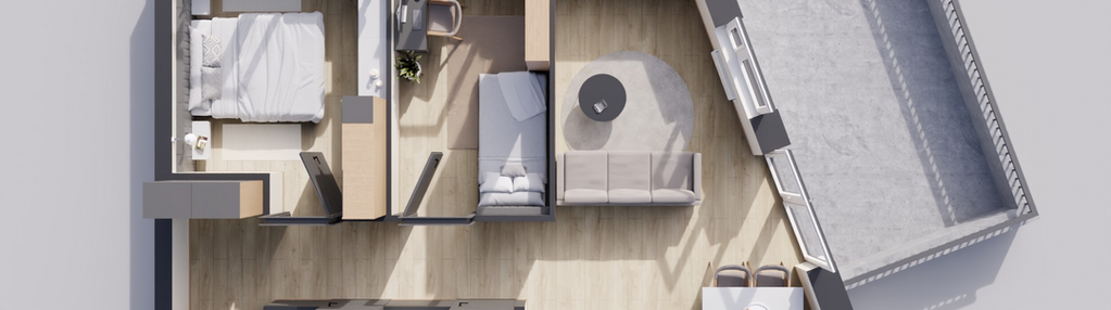 Mieszkanie w inwestycji: Odrzańskie Bulvary