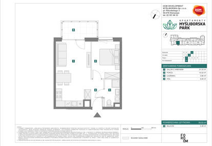 Mieszkanie w inwestycji: Apartamenty Myśliborska Park