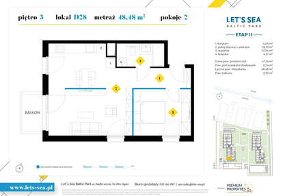 Mieszkanie w inwestycji: Let's Sea Baltic Park II